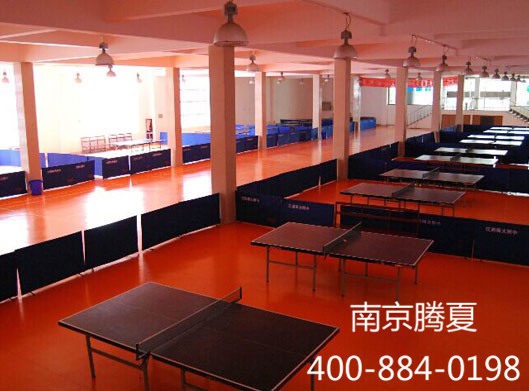 学校PVC地板乒乓球室