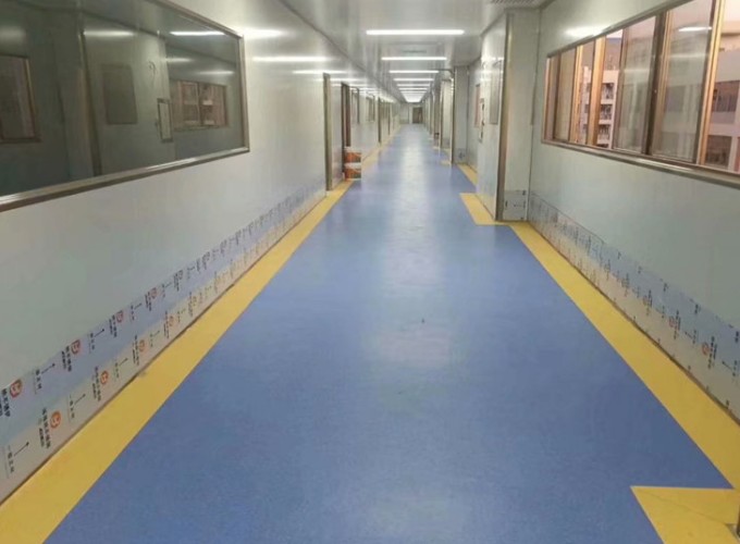 医院PVC同透地板